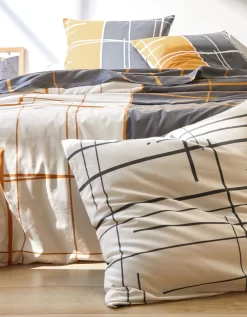 Linge De Lit Hoshi Coton Imprimé Graphique -Valeurs des doublures de lit. 100625 C01 zoomx vue6