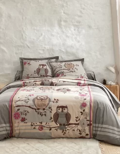 Linge De Lit Chouette Flanelle