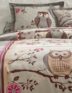 Linge De Lit Chouette Flanelle -Valeurs des doublures de lit. 100671 C00 zoomx vue3