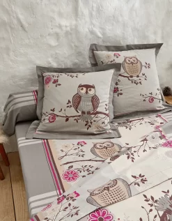 Linge De Lit Chouette Flanelle -Valeurs des doublures de lit. 100671 C00 zoomx vue5