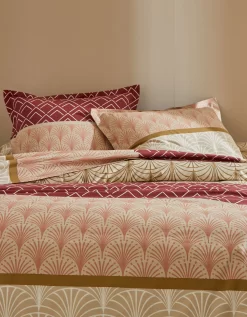 Linge De Lit Eddy En Coton à Motifs Graphiques -Valeurs des doublures de lit. 100746 C03 zoomx vue3