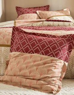 Linge De Lit Eddy En Coton à Motifs Graphiques -Valeurs des doublures de lit. 100746 C03 zoomx vue4