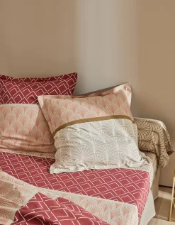 Linge De Lit Eddy En Coton à Motifs Graphiques -Valeurs des doublures de lit. 100746 C03 zoomx vue7