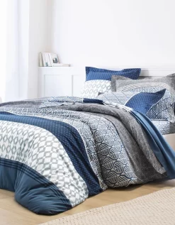 Linge De Lit Tommy Imprimé Géométrique - Coton