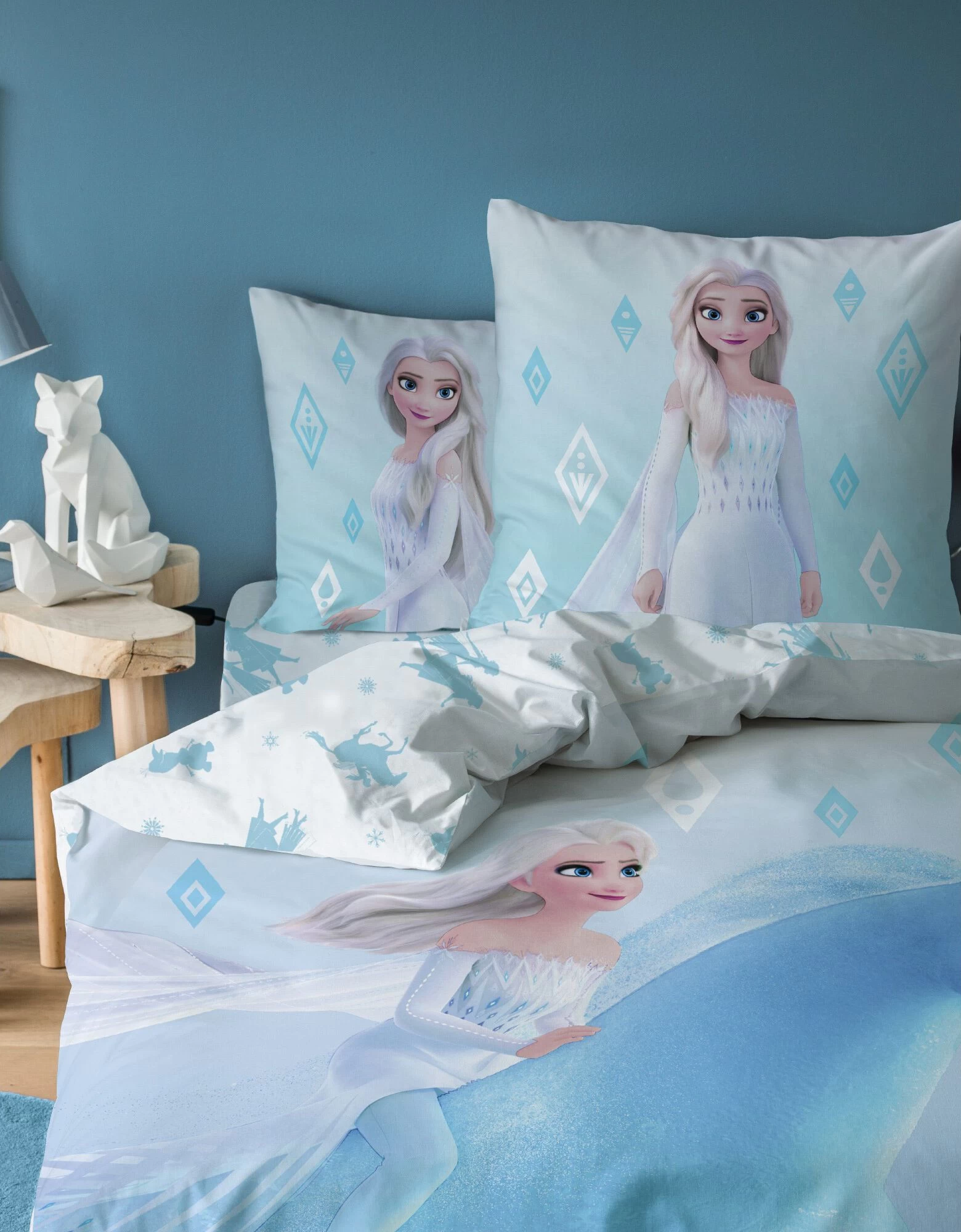 Parure De Lit Enfant Elsa La Reine Des Neiges® - Coton 1 Parure De Lit Enfant Elsa La Reine Des Neiges® - Coton