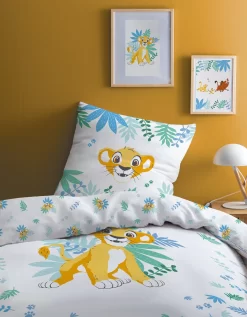 Parure De Lit Enfant Simba Le Roi Lion® - Coton
