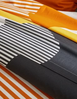 Linge De Lit Nico En Coton Imprimé Rayures Style Graphique 11 Linge De Lit Nico En Coton Imprimé Rayures Style Graphique -Valeurs des doublures de lit. 100842 C00 zoomx vue5