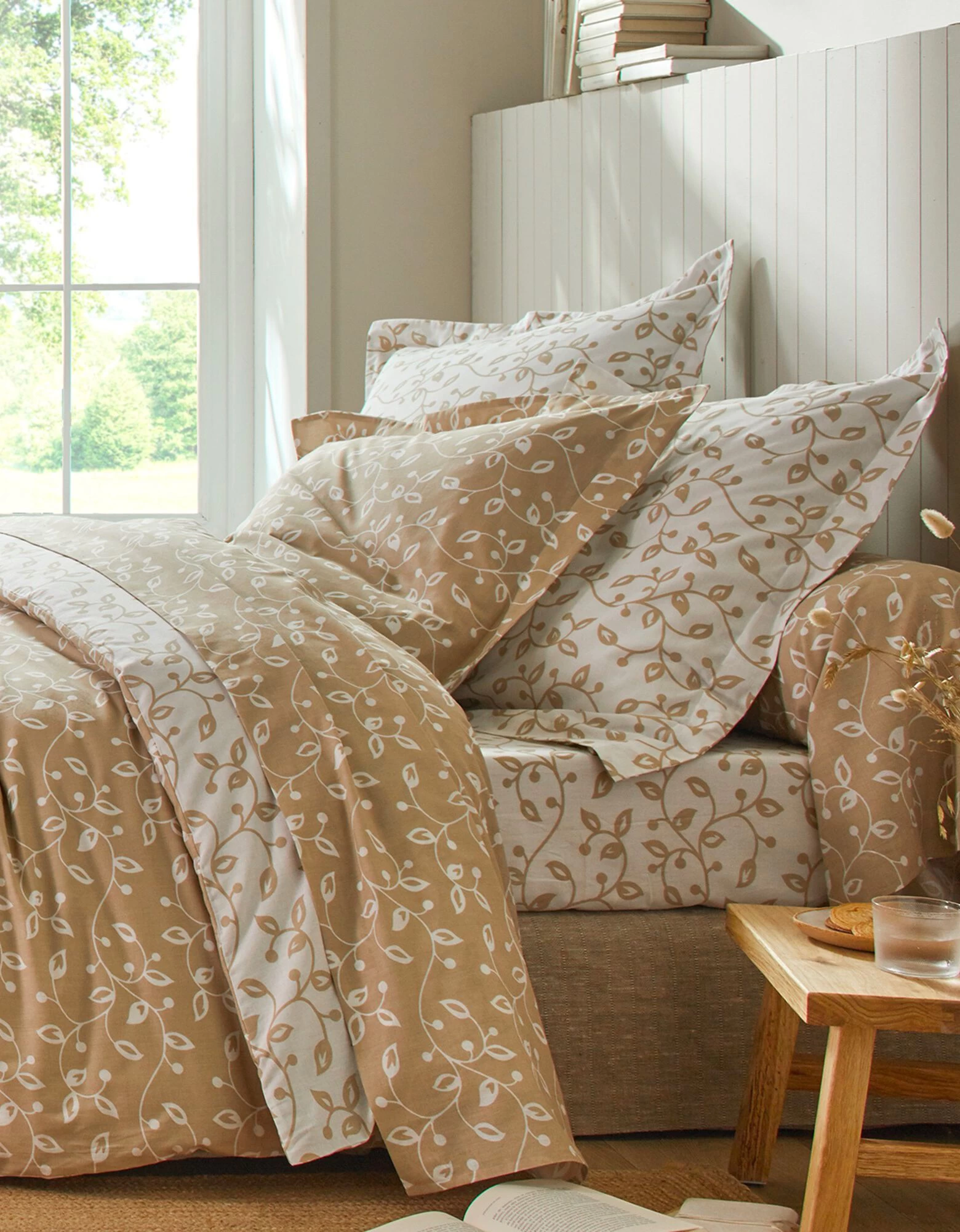 Linge De Lit Héritage En Coton à Motifs Volutes 2 Linge De Lit Héritage En Coton à Motifs Volutes – Image 2