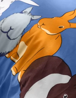 Linge De Lit Enfant Rabbit Imprimé Animaux 1 Personne - Coton -Valeurs des doublures de lit. 100904 C01 zoomx vue6