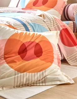 Linge De Lit Move Imprimé Géométrique Multicolore - Coton -Valeurs des doublures de lit. 100916 C01 zoomx vue4