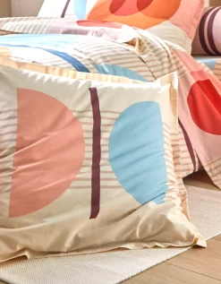 Linge De Lit Move Imprimé Géométrique Multicolore - Coton -Valeurs des doublures de lit. 100916 C01 zoomx vue5