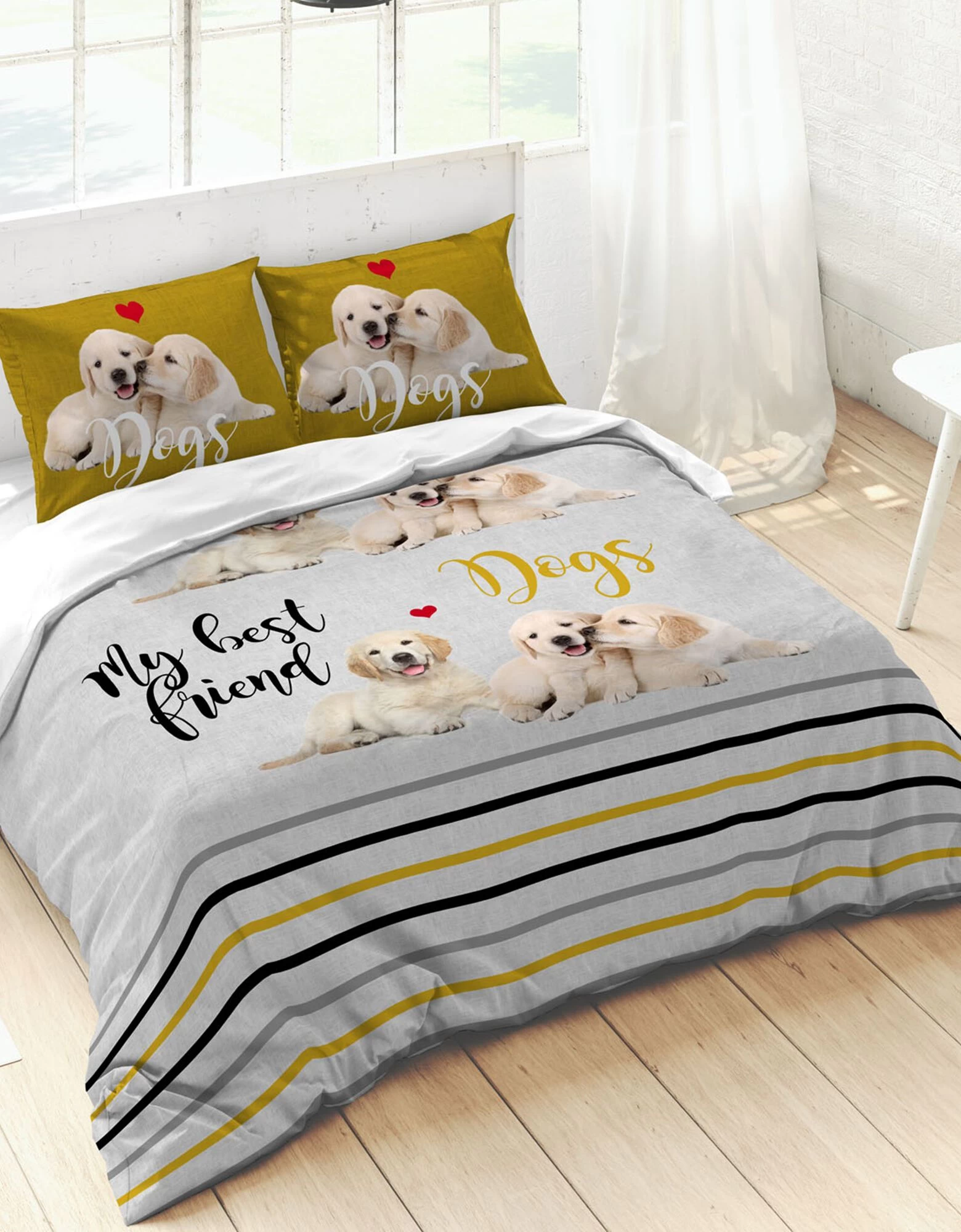 Linge De Lit Labradors Coton 1 Linge De Lit Labradors Coton