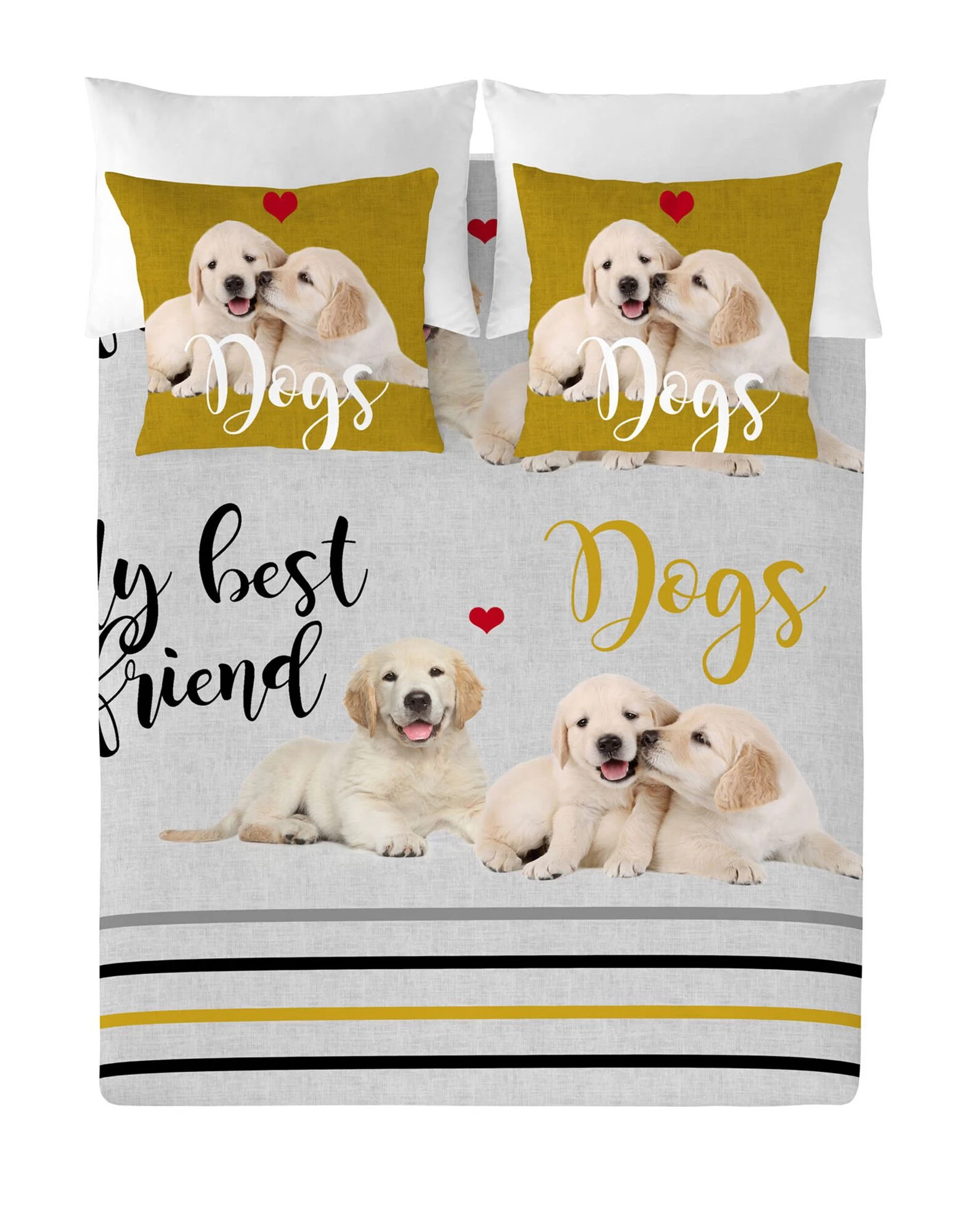 Linge De Lit Labradors Coton 2 Linge De Lit Labradors Coton – Image 2