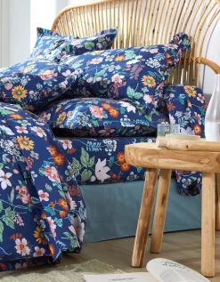 Linge De Lit Kelly En Coton Imprimé Floral -Valeurs des doublures de lit. 100943 C00 zoomx vue3