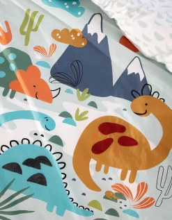 Parure De Lit Dinosaure Relief - Coton -Valeurs des doublures de lit. 100971 C01 zoomx vue5