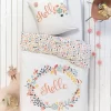 Parure De Lit Hello Fleurs Tulle - Coton
