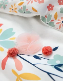 Parure De Lit Hello Fleurs Tulle - Coton -Valeurs des doublures de lit. 100975 C01 zoomx vue4