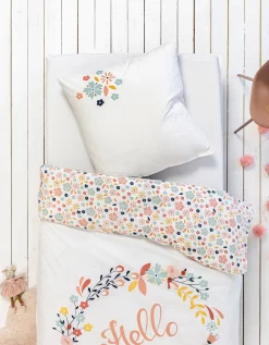 Parure De Lit Hello Fleurs Tulle - Coton -Valeurs des doublures de lit. 100975 C01 zoomx vue5