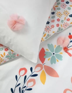 Parure De Lit Hello Fleurs Tulle - Coton -Valeurs des doublures de lit. 100975 C01 zoomx vue6