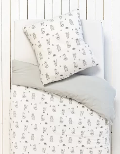 Parure De Lit Enfant Forêt - Gaze De Coton -Valeurs des doublures de lit. 100976 C01 zoomx vue4