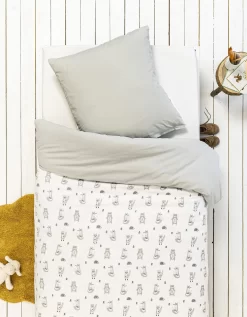 Parure De Lit Enfant Forêt - Gaze De Coton -Valeurs des doublures de lit. 100976 C01 zoomx vue5