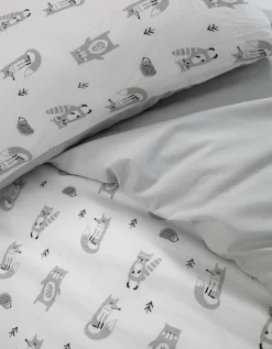 Parure De Lit Enfant Forêt - Gaze De Coton -Valeurs des doublures de lit. 100976 C01 zoomx vue6