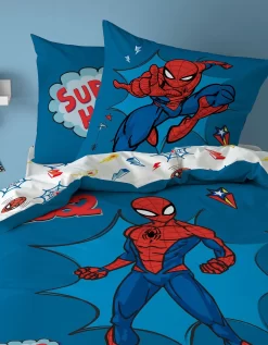 Parure De Lit Spiderman Super Hero - Coton