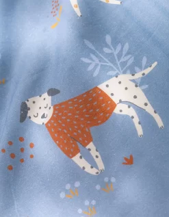 Linge De Lit Enfant Dalma - Coton Biologique Imprimé Chiens -Valeurs des doublures de lit. 100988 C01 zoomx vue6