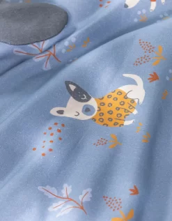 Linge De Lit Enfant Dalma - Coton Biologique Imprimé Chiens -Valeurs des doublures de lit. 100988 C01 zoomx vue7