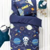 Linge De Lit Enfant Pao - Coton Imprimé Espace