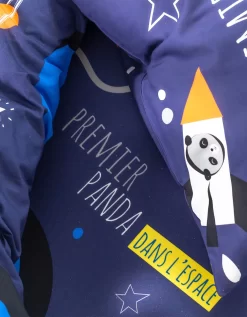 Linge De Lit Enfant Pao - Coton Imprimé Espace -Valeurs des doublures de lit. 100989 C01 zoomx vue3