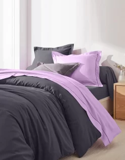 Linge De Lit Uni Coton -Valeurs des doublures de lit. 101100 C03 zoomx vue3