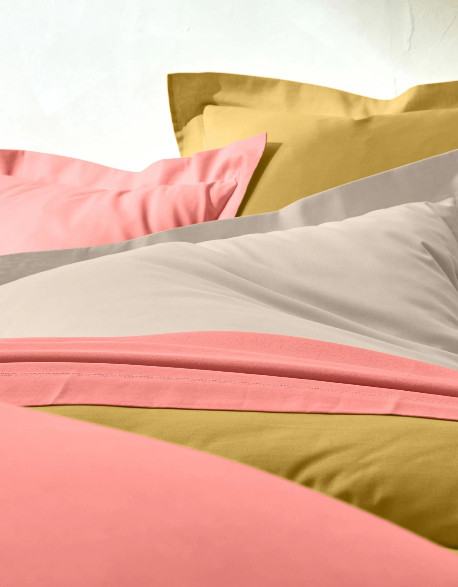 Linge De Lit Uni Coton 3 Linge De Lit Uni Coton – Image 3