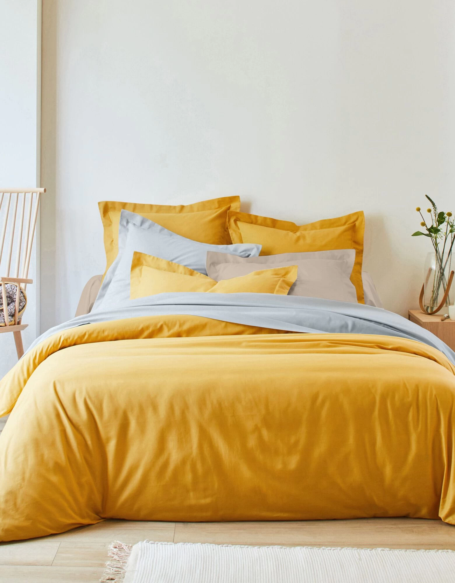Linge De Lit Uni Polycoton 3 Linge De Lit Uni Polycoton – Image 3