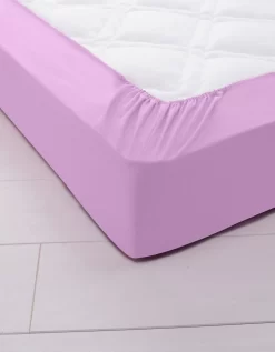 Drap-housse Uni Polyester - Coton Bonnet 32 Cm