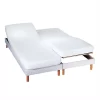 Protège-matelas Tête Et Pieds Relevables Molleton Bi-extensible Absorbant