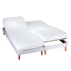 Protège-matelas Tête Et Pieds Relevables Molleton Imperméable Irrétrécissable