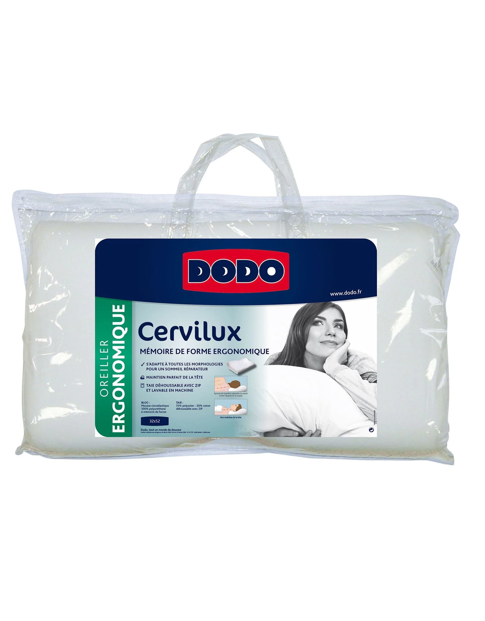 DODO Oreiller Ergonomique Cervilux 1 DODO Oreiller Ergonomique Cervilux