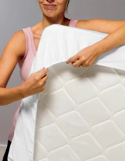 Surmatelas Luxe Royal Enveloppe Satin De Coton 5 Surmatelas Luxe Royal Enveloppe Satin De Coton -Valeurs des doublures de lit. 114001 C01 zoomx vue3