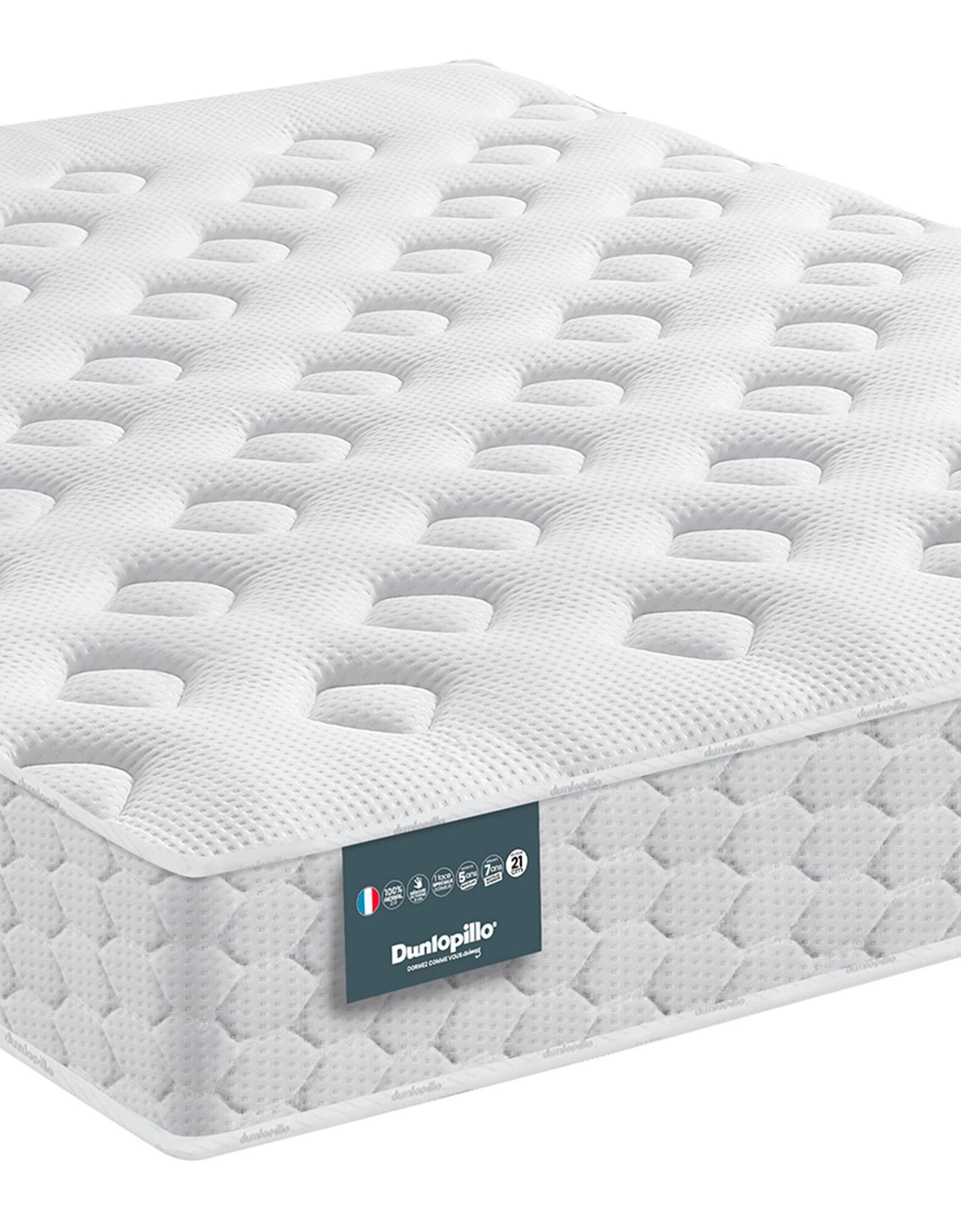 Matelas Mousse Dunlopillo Aérial® Haut. 21 Cm, Confort Ferme 2 Matelas Mousse Dunlopillo Aérial® Haut. 21 Cm, Confort Ferme – Image 2