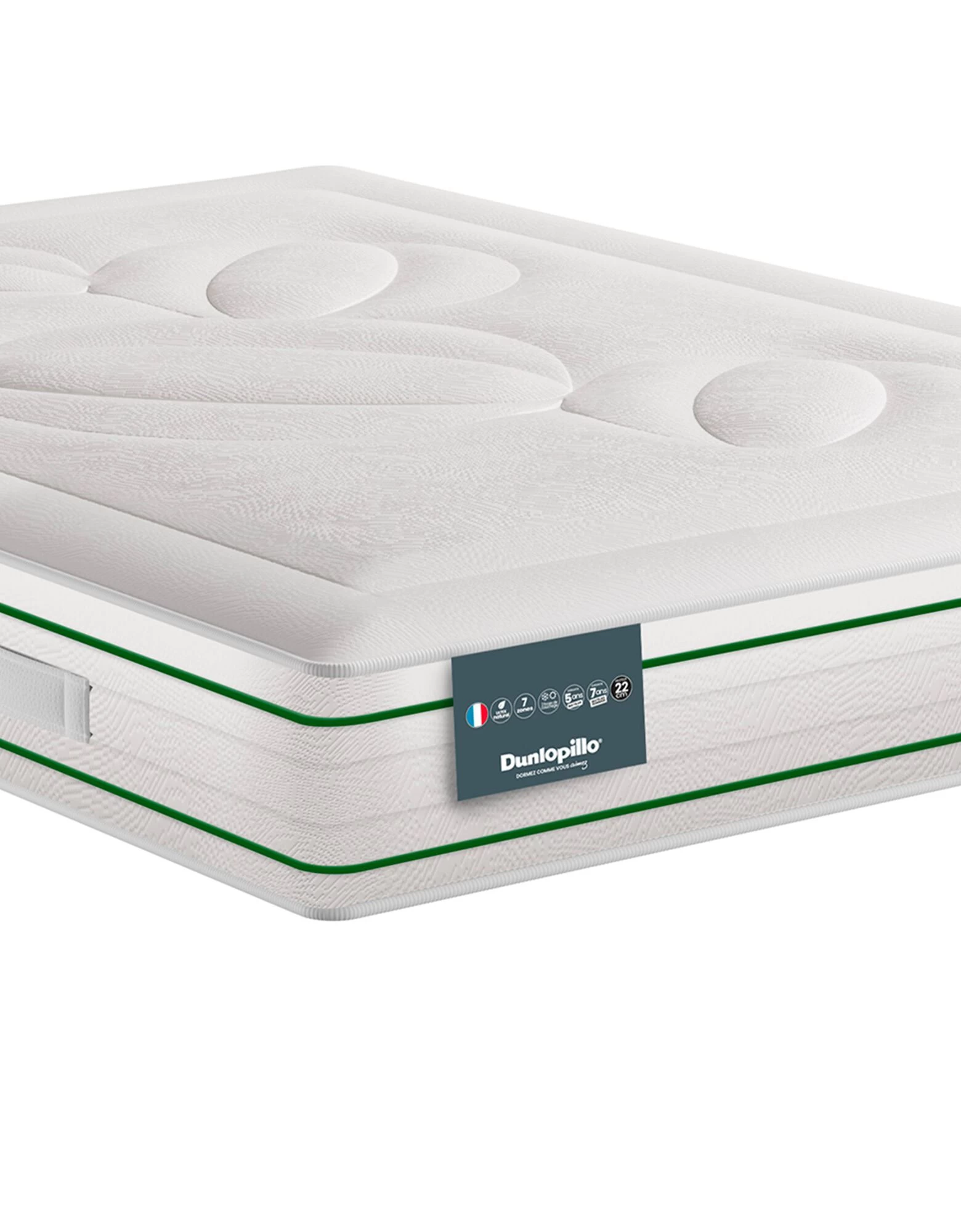 Matelas Latex Dunlopillo® Haut. 22 Cm, Confort Ferme 2 Matelas Latex Dunlopillo® Haut. 22 Cm, Confort Ferme – Image 2
