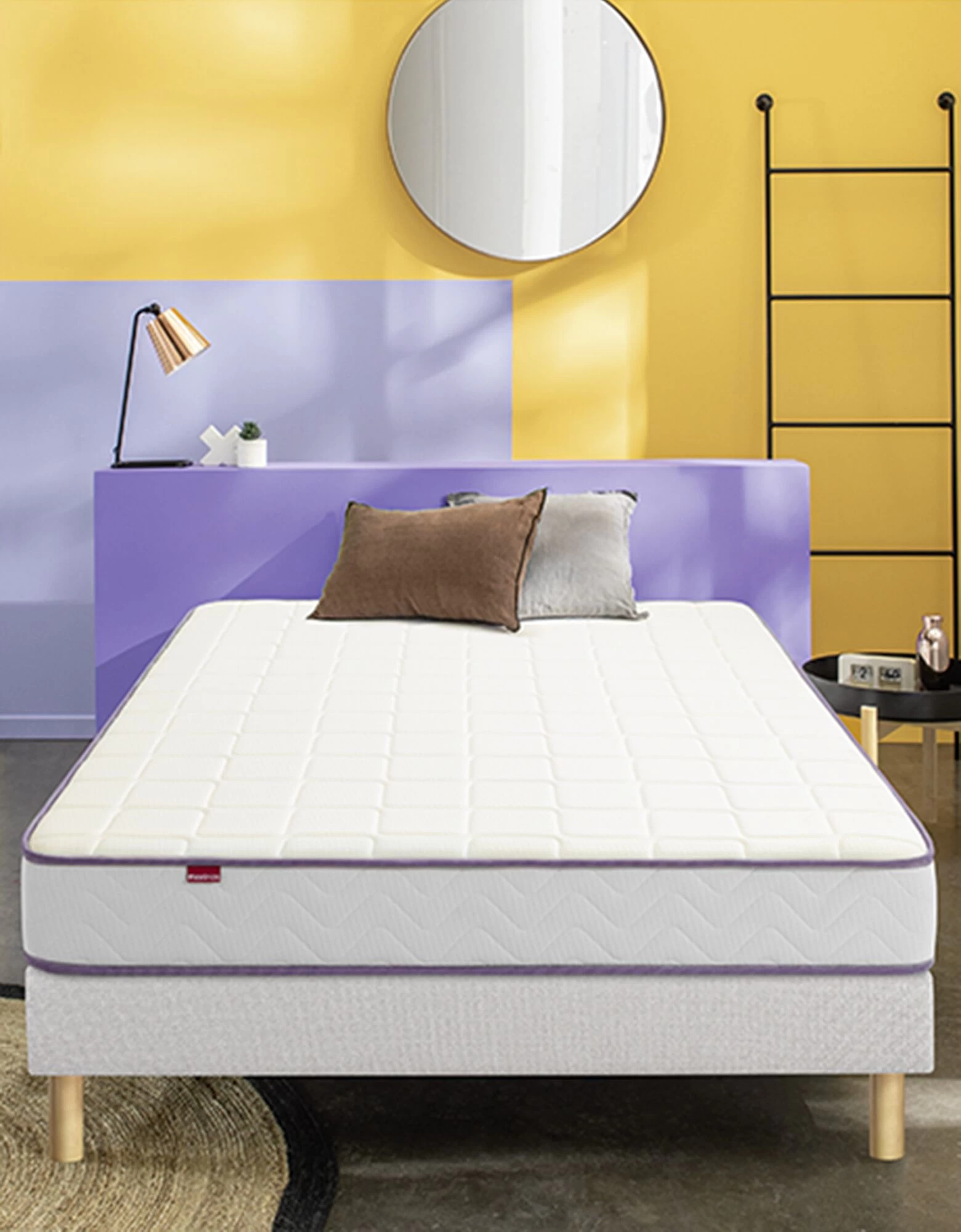 Matelas Mousse Mérinos 19 Cm Confort Très Ferme 1 Matelas Mousse Mérinos 19 Cm Confort Très Ferme