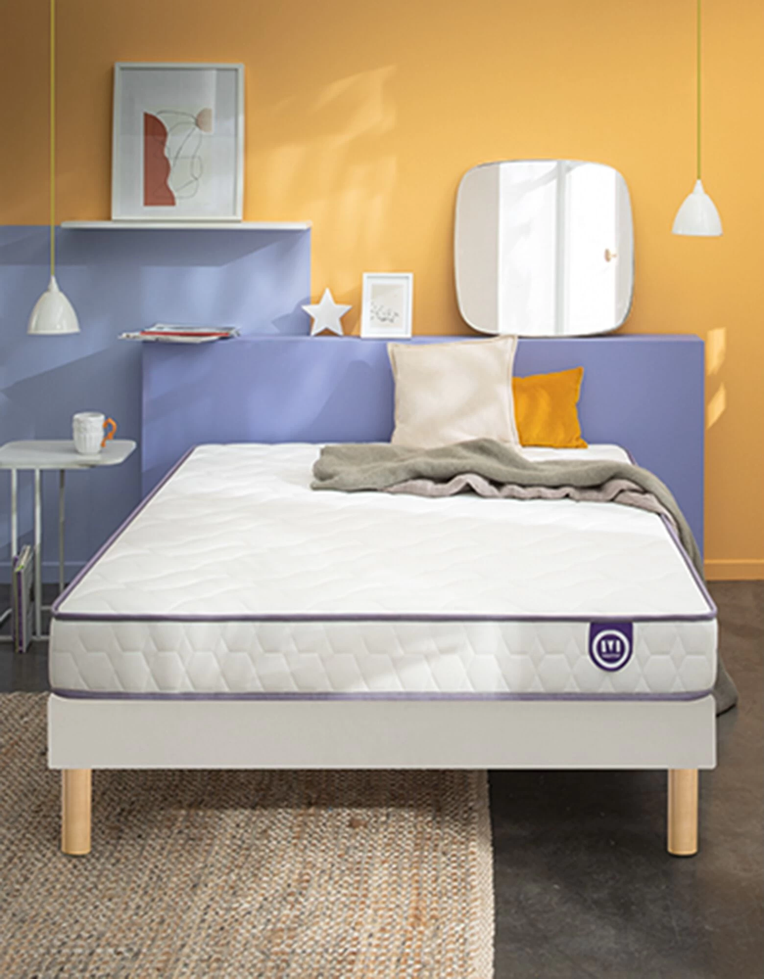 Matelas Mousse Mémoire De Forme Mérinos 19 Cm Confort Très Ferme 1 Matelas Mousse Mémoire De Forme Mérinos 19 Cm Confort Très Ferme