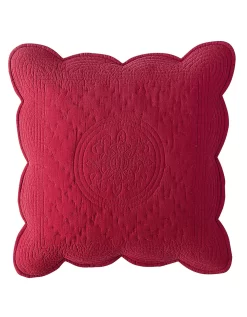 Housse Coussin Unie Style Boutis Cassandre