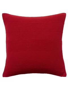 Housse Coussin Unie Coton Tissage Artisanal - Lot De 2