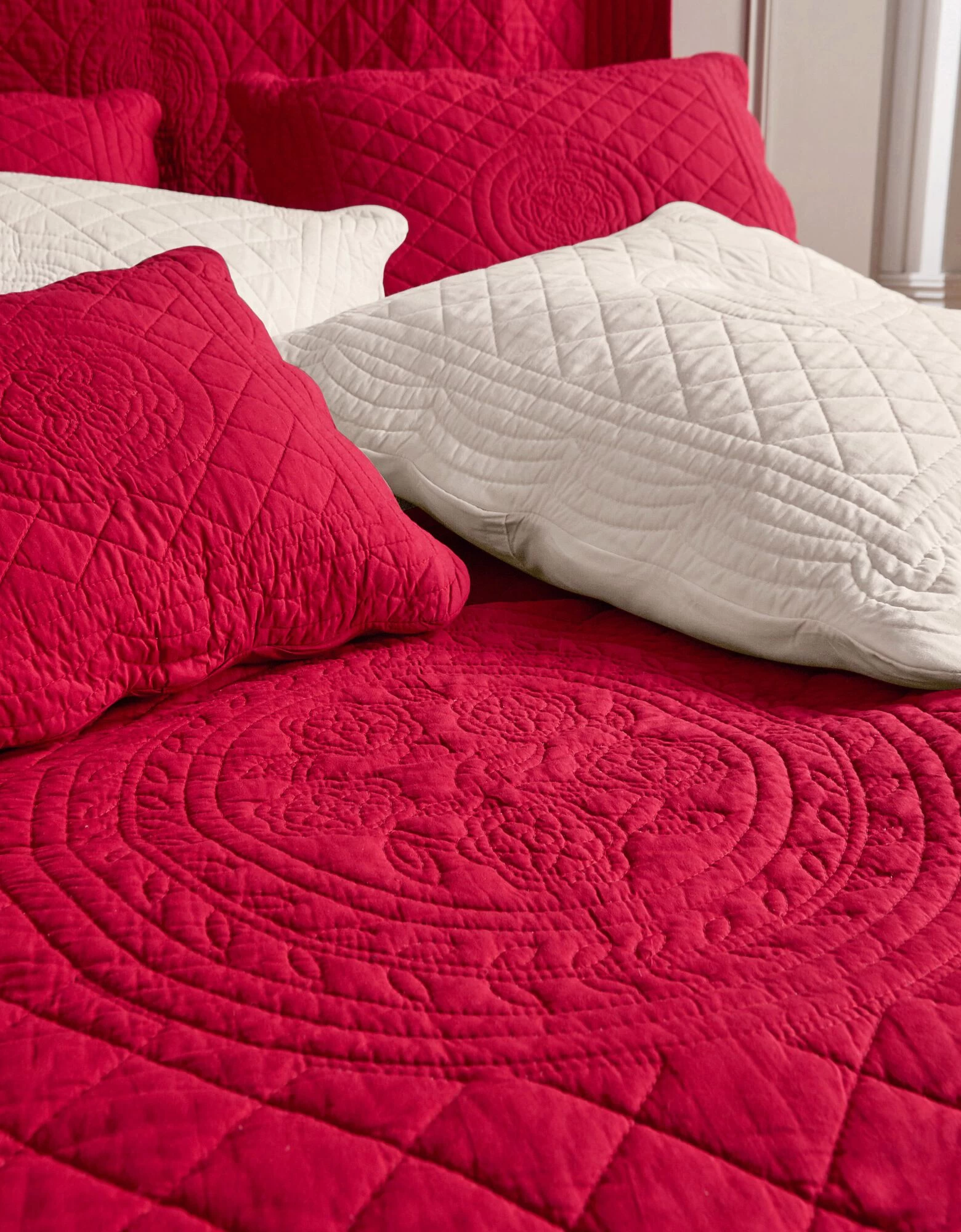 Couvre-lit Uni Style Boutis Cassandre 2 Couvre-lit Uni Style Boutis Cassandre – Image 2