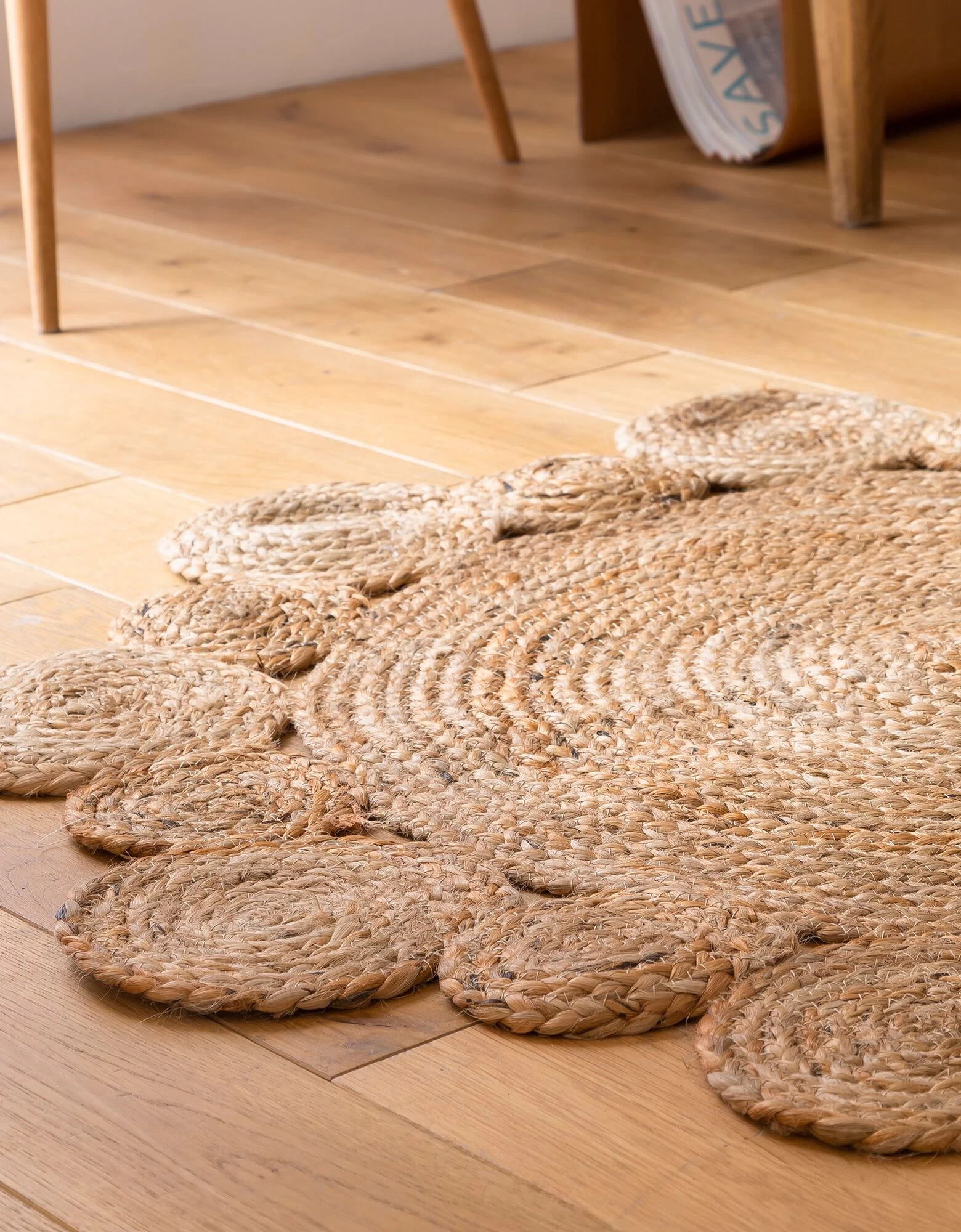 Tapis Rond En Jute Ajouré 2 Tapis Rond En Jute Ajouré – Image 2