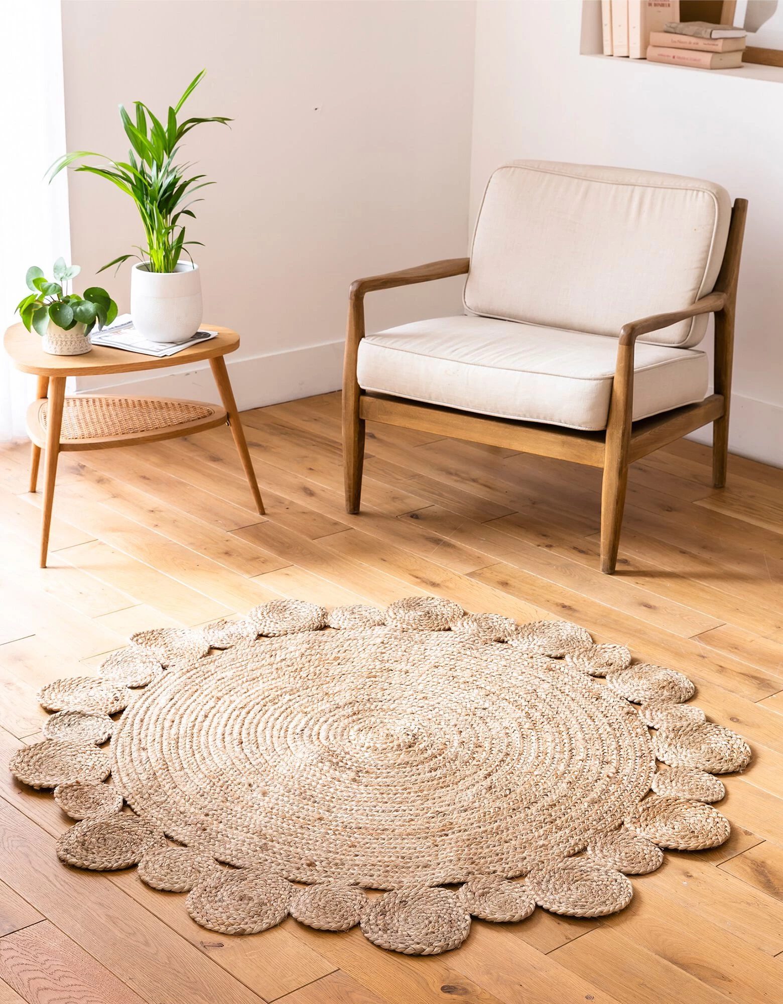 Tapis Rond En Jute Ajouré 4 Tapis Rond En Jute Ajouré – Image 4