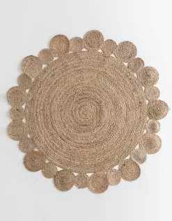 Tapis Rond En Jute Ajouré 12 Tapis Rond En Jute Ajouré -Valeurs des doublures de lit. 291001 C01 zoomx vue6