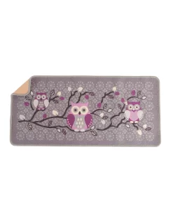 Tapis Cuisine Gris Imprimé Chouettes -Valeurs des doublures de lit. 291007 C01 zoomx vue3